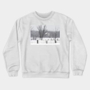 A snowy Snowy - Snowy Owl Crewneck Sweatshirt